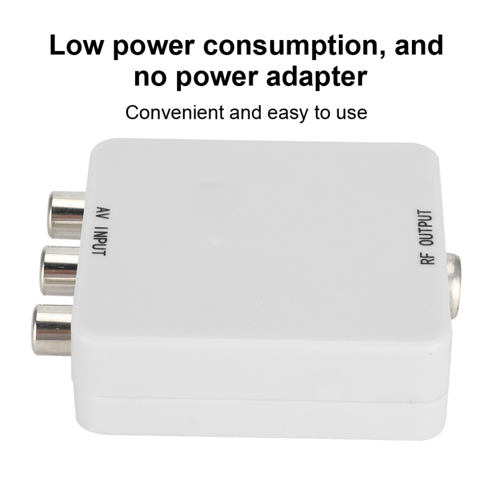 Av To Rf Mini Video Converter 67.25Mhz/61.25Mhz Signal Switcher 7891392464920