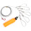 Stainless Steel Fish Stringer with 5 Locking Buckles, Durable Cable 2