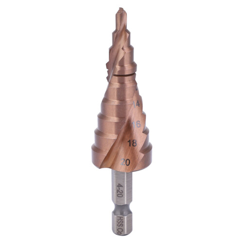 Multifunctional Cobalt Coating Step Drill Bit 4-20 High-Speed Steel 1
