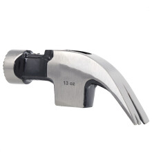 13oz High-Carbon Steel Round Head Bend Angle Claw Hammer Head - 25x25mm