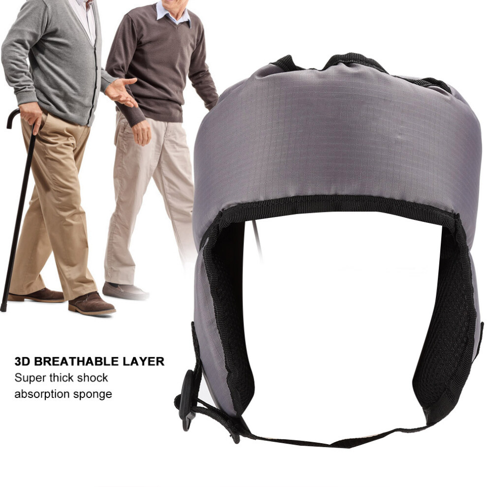 Elderly Soft Safety Cap Head Protection Helmet, Adjustable, Anti-Collision