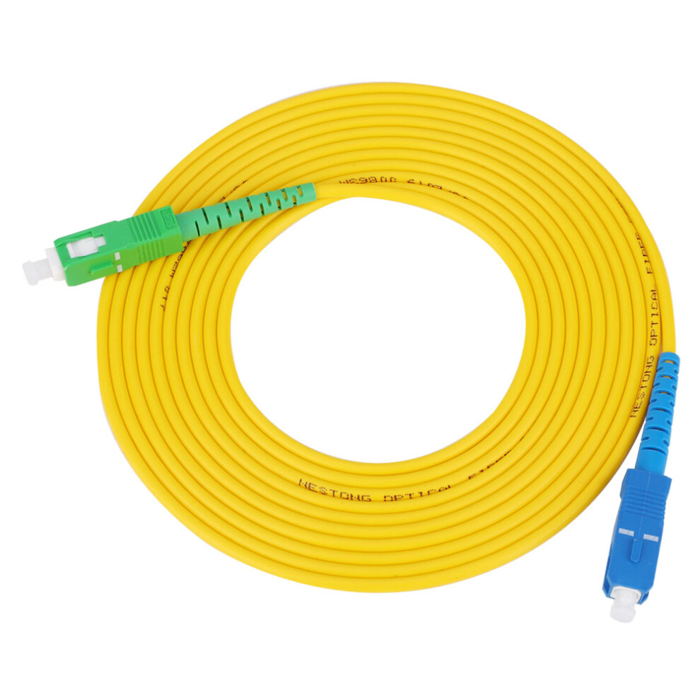 2Pcs 3M Single Mode Optical Fiber Patch Cords Sc/Apc To Sc/Upc Fiber Jumper 3541392465642