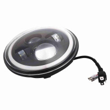 7 Inch LED Headlight with Halo, Daytime Running & Turn Signal, 300W, 6000K