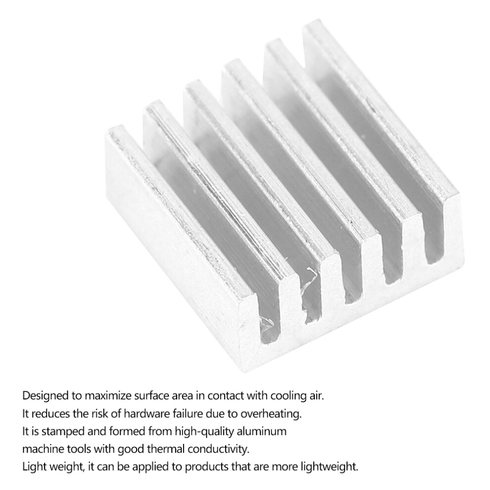 100Pcs 9X4x9mm Aluminum Heat Sink Radiator For Amplifier Pcb Mos Transistor 9361392468726