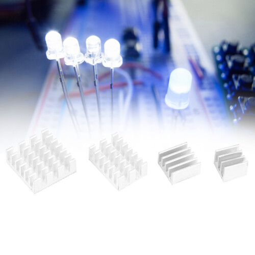 20 Aluminium Sinks for CPU Cooling Pi