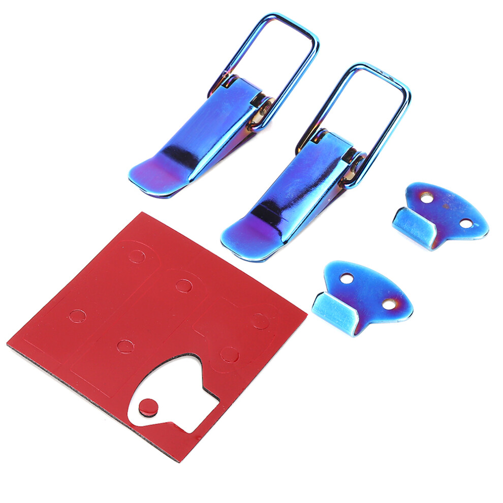 Security Small Hook Lock Clip For Car/Truck Universal Quick Release Blue 5021392469966