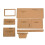 Acrylic Wallet Pattern Stencil for DIY Leather Crafts, 9x10.5cm 2