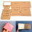 Acrylic Wallet Pattern Stencil for DIY Leather Crafts, 9x10.5cm 4