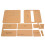 Clear Acrylic Wallet Making Stencil Set Leather Craft Template Kit DIY Tool 8