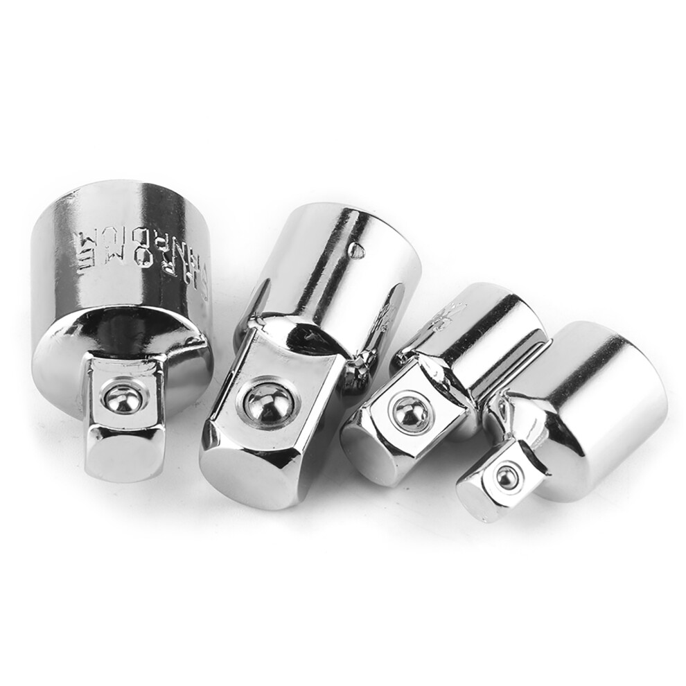 4Pcs Electric Wrench Converters 1/4In 3/8In 1/2In Chrome Vanadium Steel Joints 8731392470165