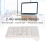Mini Wireless Numeric Keypad 2.4G USB Lightweight Ergonomic Accessory White 4