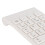 Mini Wireless Numeric Keypad 2.4G USB Lightweight Ergonomic Accessory White 7
