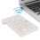 Mini Wireless Numeric Keypad 2.4G USB Lightweight Ergonomic Accessory White 12