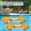 Inflatable Double Water Float with Stick for Adults, 140x35cm 14