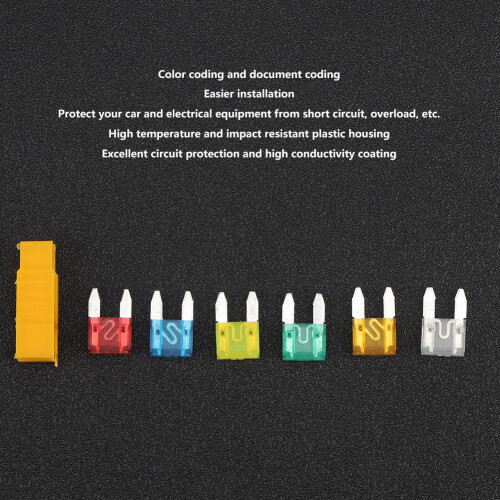 120PCs Blade Fuse Insert Type S Auto Connectors for Electrical Protection 2