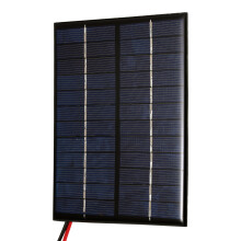 2W 12V Waterproof Polycrystalline Solar Panel for Garden, Camping, Outdoor