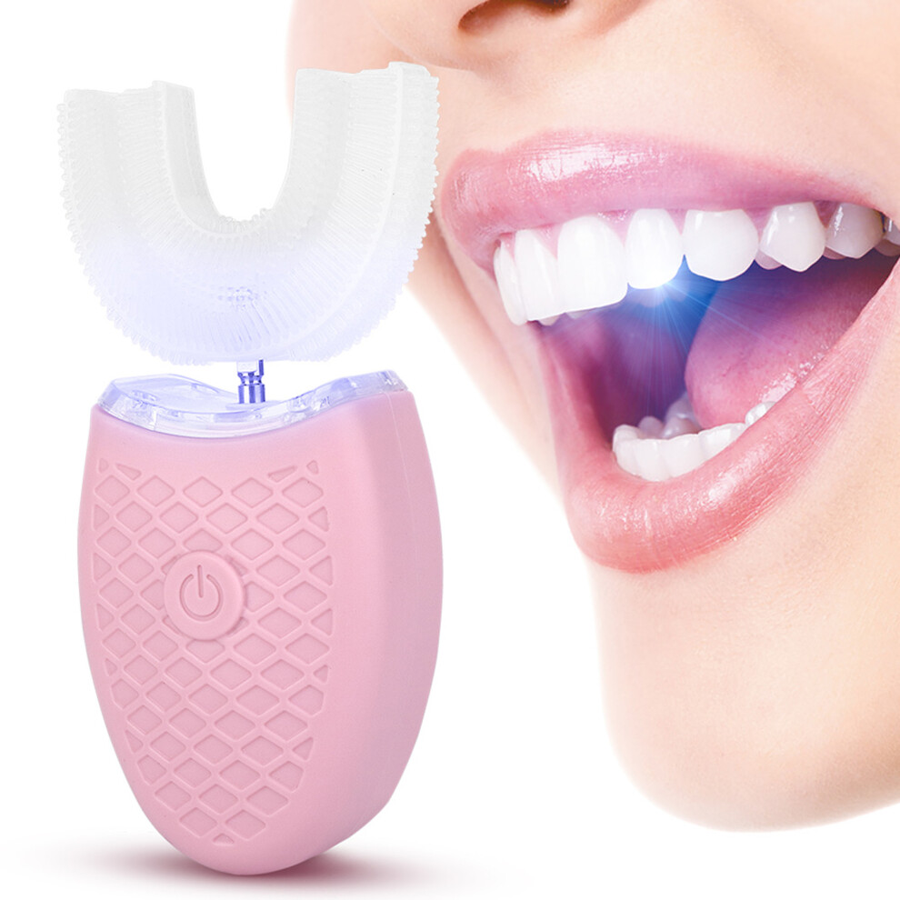 U-Shaped Electric Sonic Toothbrush Rose, 450mAh, DC5V