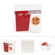 Square Transparent Milk White Surfboard Wax, 5.5x5.5x2cm