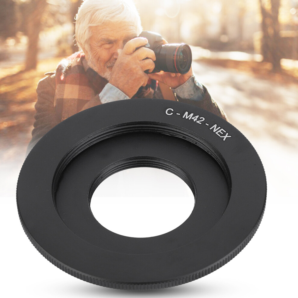 M42 To Sony Nex Lens Adapter Aluminium Alloy M42-C-Nex Compatibility Black 6901392474704