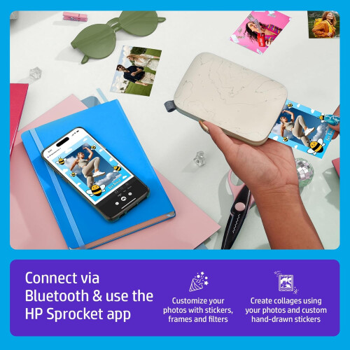 HP HP Sprocket Select Portable Photo Printer-Eclipse 2