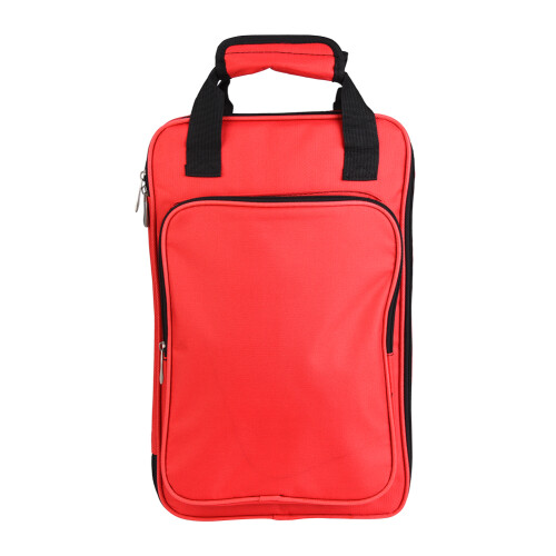 Red Double Strap Drum Stick Bag, Thickened Cotton, Multi-Function Storage 1
