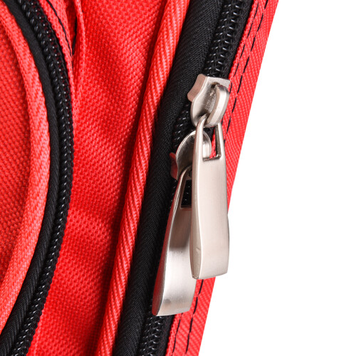 Red Double Strap Drum Stick Bag, Thickened Cotton, Multi-Function Storage 2
