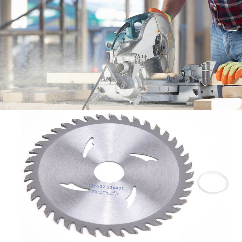 Carbide Circular Saw Blade 125Mm X 22.23Mm 40T For Woodworking 8411392724863