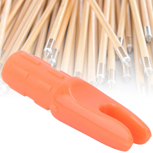 50 Pack ABS Plastic Arrow Nock for 6.2mm Inner Diameter Archery 2