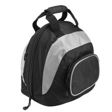 Wasserfestiger Motorradhelm-Umhängebeutel Rucksack Grau Schwarz 37x33x28cm