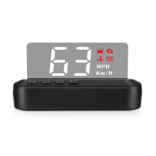 HD LED Head Up Display Car Speedometer OBDⅡ Diagnostic Alarm 3 Inch