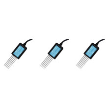 3X 7 in 1 RS485 Soil Temperature Humidity Sensor PH Conductivity Nutrient Salt Nitrogen Phosphorus Potassium Transmitter