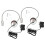 2X Dimmable Reading Lamp, Bed Lights with Plug Wired for Bedroom Bedside, Flexible Gooseneck Book Light,US Plug 1