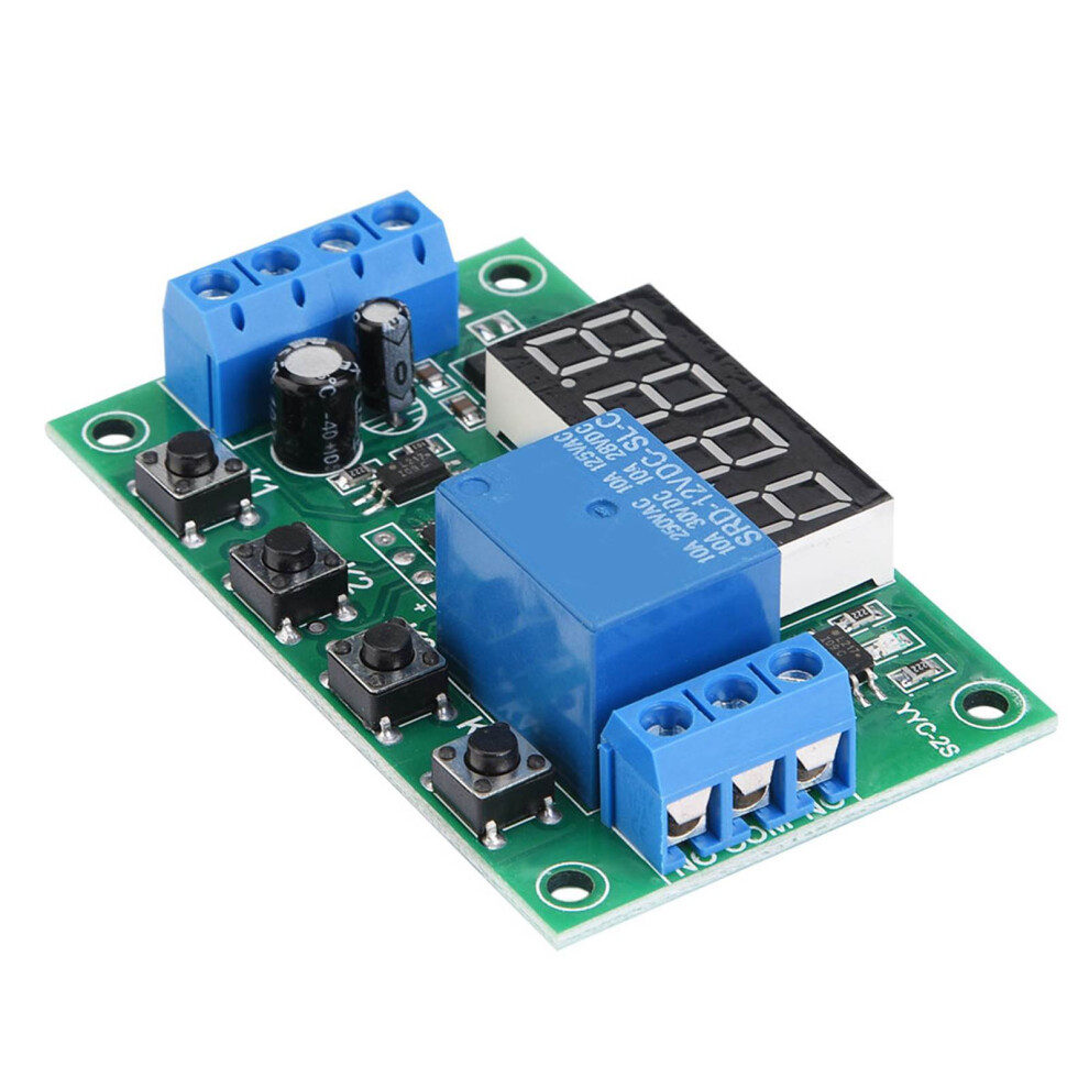 12V Adjustable Led Timer Relay Module For Automation Control 8211392478489