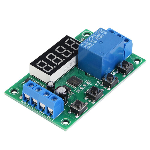 LED Display Timer Relay Module 5V Adjustable Control Switch