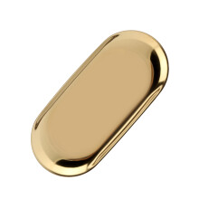 Stainless Steel Nordic Style Cake Plate for Jewelry Cosmetics Desk Storage Gold