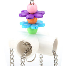 Bird Parrot Climbing Ring Toy with Bells, 26x6cm Exercise & Training Tool