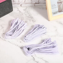 3 Bags 0.6cm x 10m Flat Elastic Rope Cord Bands for Sewing DIY Craft White
