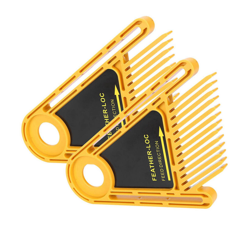 Yellow Feather Board For Table Saws, Woodworking Miter Gauge Slot Accessories 8401392479887