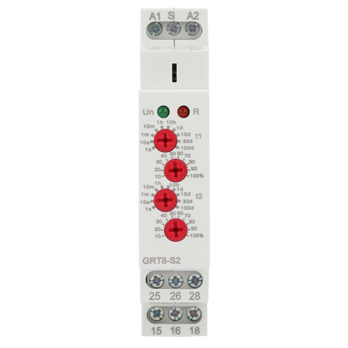New Compact  GRT8-S2 Cycle Timer Relay: Adjustable ON/OFF Delay Wide Range