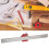 CX300-2 300mm Aluminum Scribing Ruler Woodworking Angle Marking Tool 6