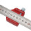 CX300-2 300mm Aluminum Scribing Ruler Woodworking Angle Marking Tool 9