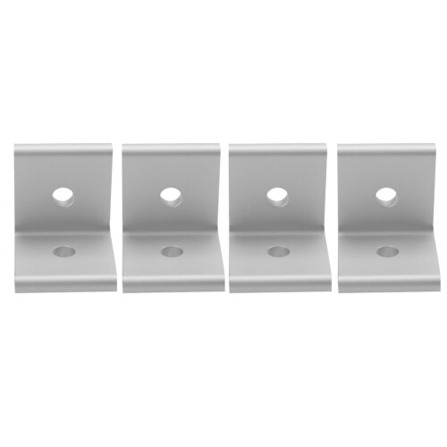 Corner Angle Brackets for Aluminum Profile 3030 4pcs White Fasteners 1