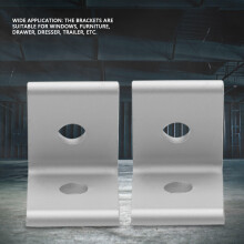 Corner Angle Brackets for Aluminum Profile 3030 4pcs White Fasteners