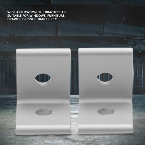 Corner Angle Brackets for Aluminum Profile 3030 4pcs White Fasteners