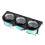 2in Triple Car Meter 8-16V NPT 1/8in 1