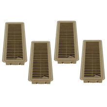 4Pcs Carbon Steel Floor Vent Covers Replacement High-brown