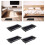 4Pcs Carbon Steel Floor Vent Covers Replacement High-brown 3