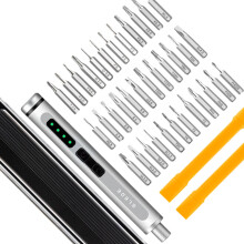 Electric Screwdriver Kit for DIY Electronics Repair-Black