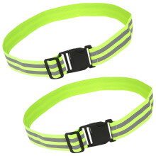 2 Piece Reflective Waterproof Waistband Belt For Rainy-Green