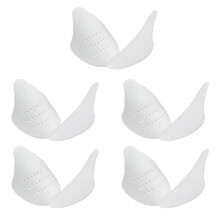 5 paar schoenhouderbeschermers voorkomen vouwen sneakers-Witte L